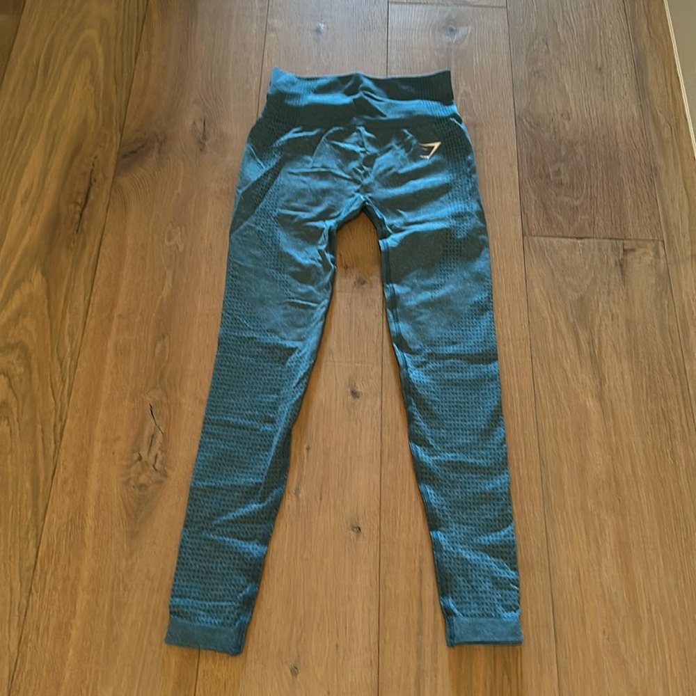 ymshark Vital Seamless 2.0 Leggings - Tahoe Teal Marl size small. Never warn.